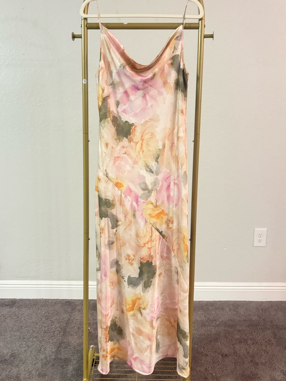 🌸 Rachel Zoe Watercolor Floral Maxi Dress -Medium